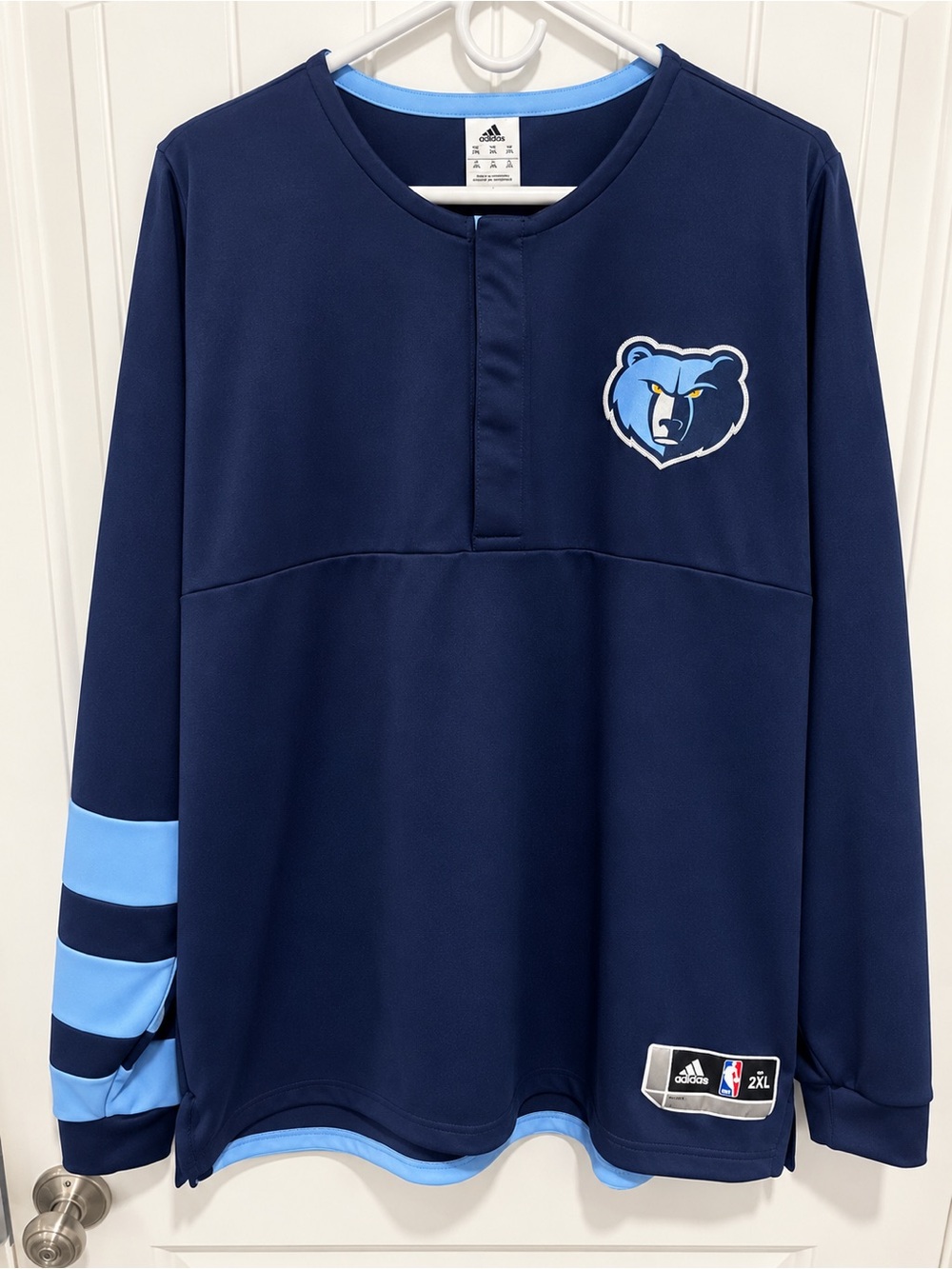 Adidas Memphis Grizzlies NBA Shooting Warm Up Shirt 2XL 2016